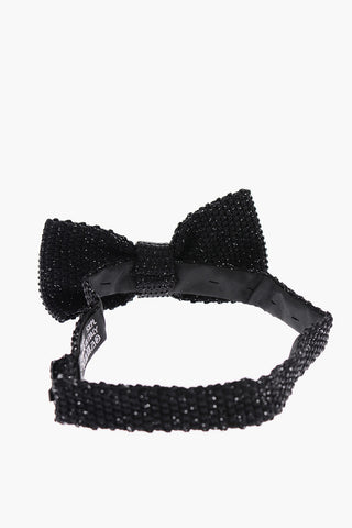 Papillon in Seta e Lurex con Arricciature