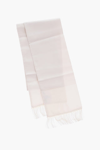 Fringed Silk Scarf