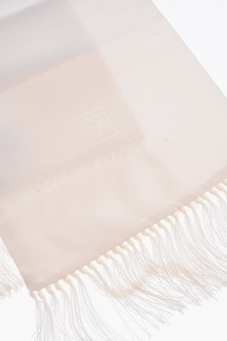 Fringed Silk Scarf
