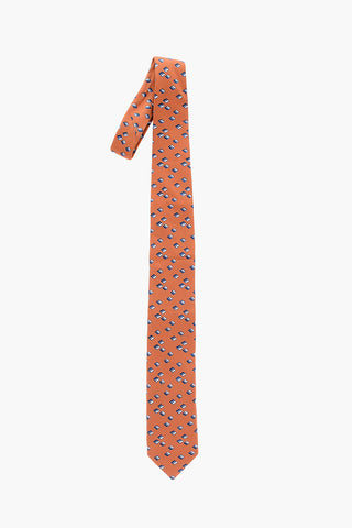 Patterned Silk Tie