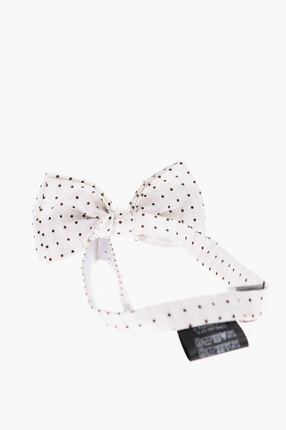 CC COLLECTION Papillon in Seta a Pois