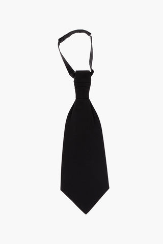 Mini Checked Silk Ascot Tie