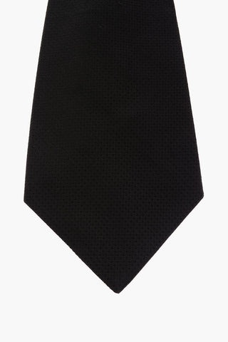 Mini Checked Silk Ascot Tie