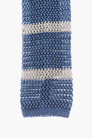 Two-Tone Silk and Flax Tie