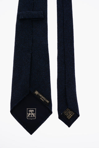 Solid Color Wool and Silk Tie