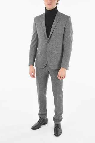 CC COLLECTION Virgin wool RESET Suit with Beetle Brooch
