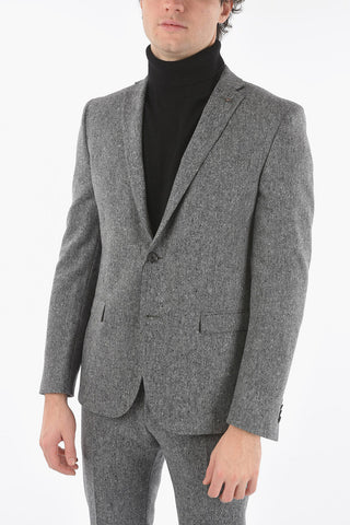 CC COLLECTION Virgin wool RESET Suit with Beetle Brooch
