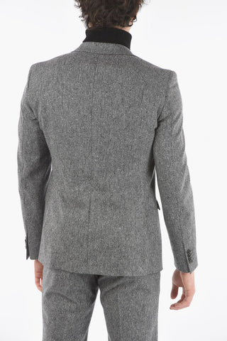 CC COLLECTION Virgin wool RESET Suit with Beetle Brooch