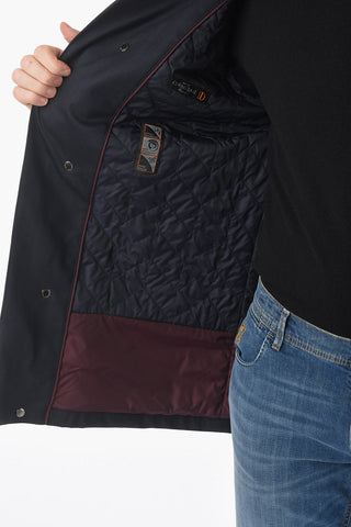 ID Cappotto IDENTITY Con Abbottonatura Nascosta E Cappuccio Removibile