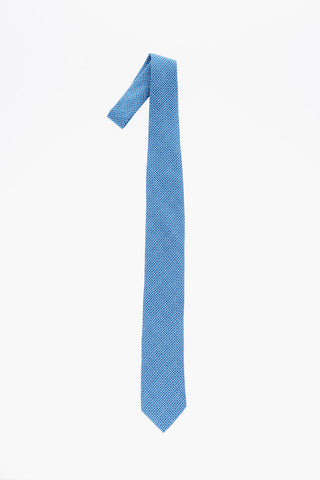 Two-Tone Checked Tie