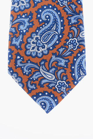 Cravatta a Motivo Paisley in Seta