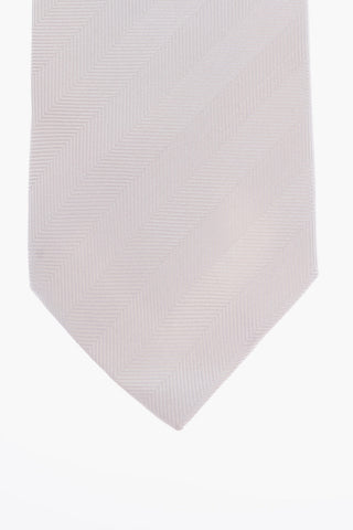 Cravatta Pain Herringbone in Seta