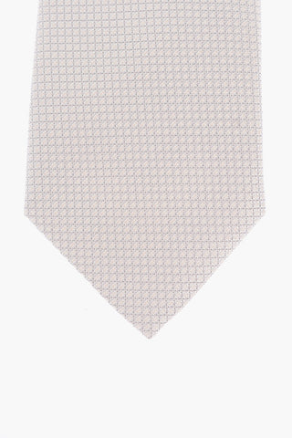 Mini Checked Silk Tie