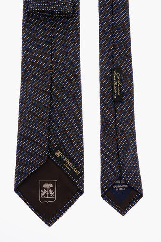 Embroidered Silk Tie