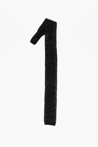 Cravatta Crochet in Seta e Lino