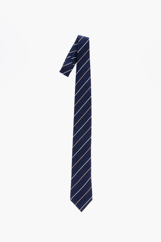 Regimental Striped Silk Tie