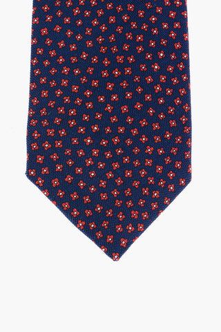 All Over Flowers Ebroidered Silk Tir