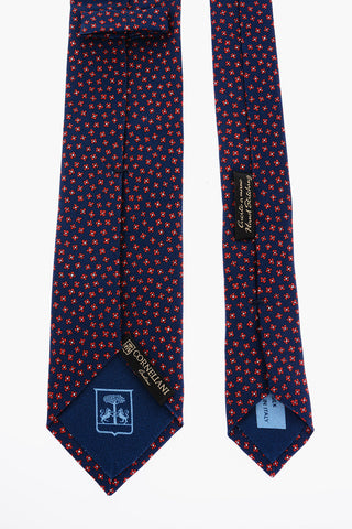 All Over Flowers Ebroidered Silk Tir