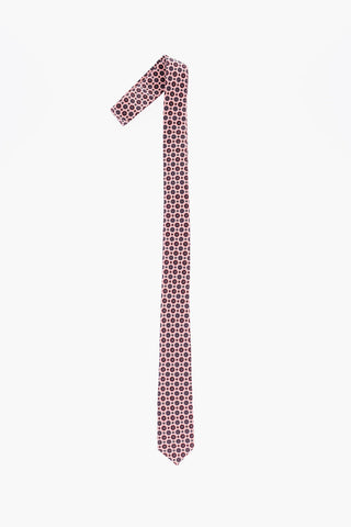 CC COLLECTION All-Over Motif Cotton Tie