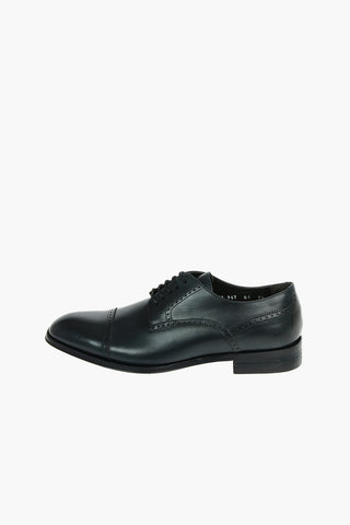 Brogues Details Suede Derby Shoes
