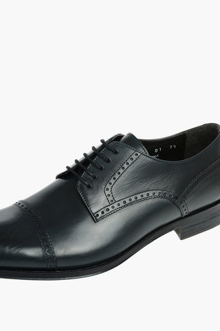Brogues Details Suede Derby Shoes