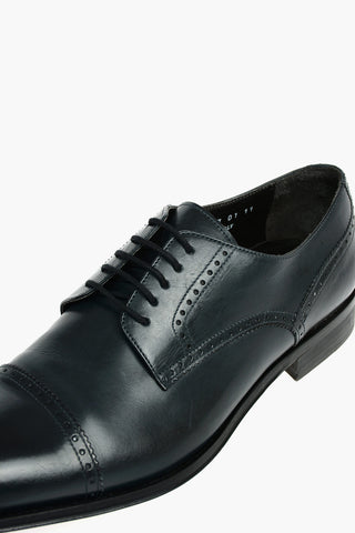 Brogues Details Suede Derby Shoes
