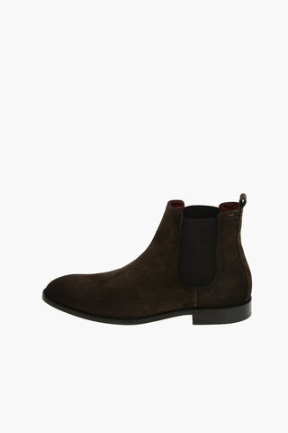 Suede Leather Chelsea With Leather Soles