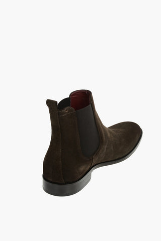Suede Leather Chelsea With Leather Soles