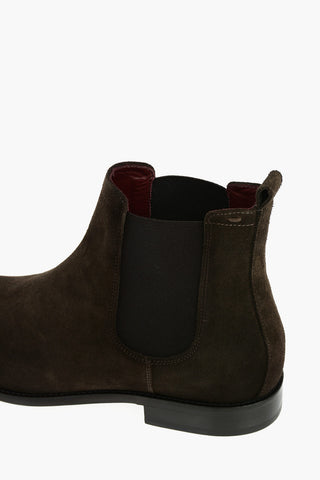 Suede Leather Chelsea With Leather Soles