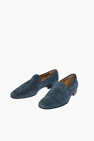 Suede Loafers With Leather Soles