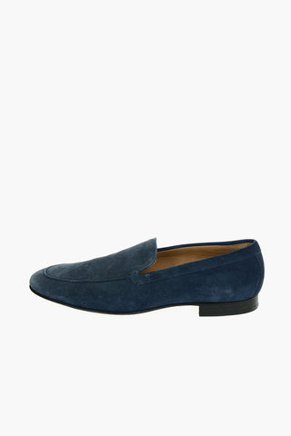 Suede Loafers With Leather Soles