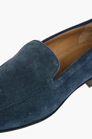 Suede Loafers With Leather Soles
