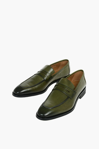 Leather Loafers With Rubber Soles