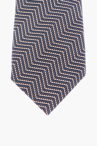 Chevron Motif Kipper Tie