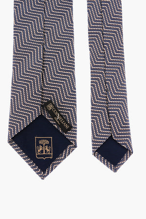 Kipper-Krawatte mit Chevron-Muster