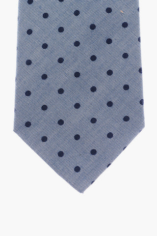 Polka Dots Cotton and Silk Tie