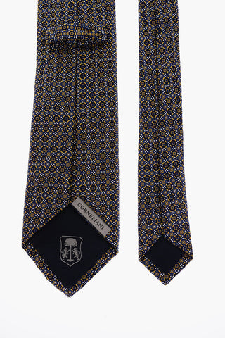 All Over Rhombuses Silk Tie