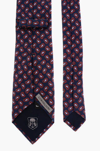 Cravatta Motivo Paisley in Seta