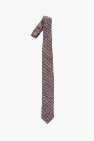 Two-Tone Checked Tie
