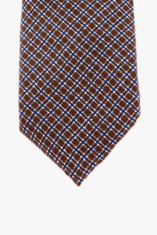 Two-Tone Checked Tie