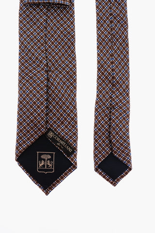 Two-Tone Checked Tie