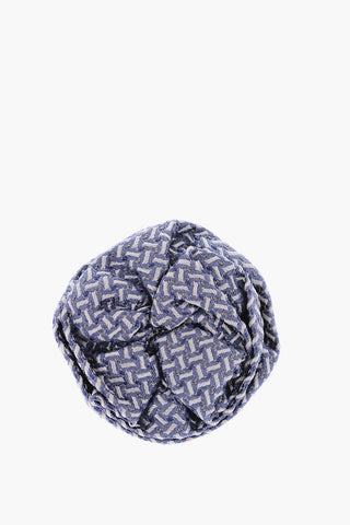 Basket Weave Motif Silk Ceremony Brooch