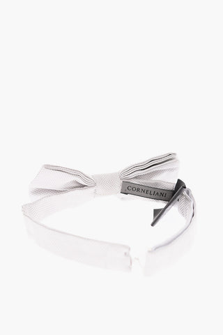 Mini Checked Silk Bow Tie