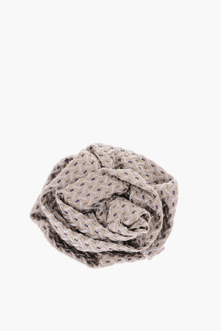 Basket Weave Motif Silk Ceremony Brooch