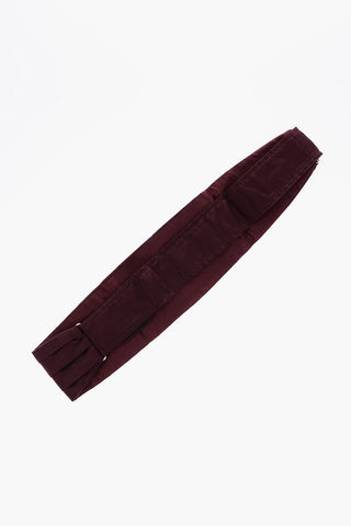 Pleated Silk Cummerbund