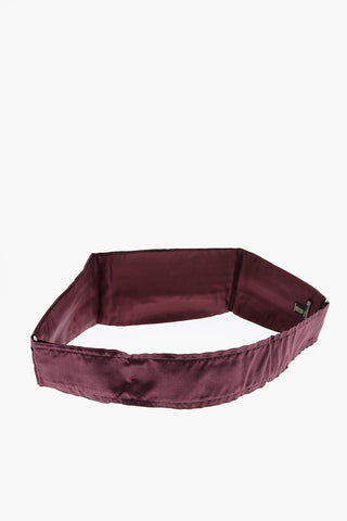 Pleated Silk Cummerbund