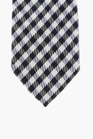 CC COLLECTION Gun Club Check Silk Kipper Tie