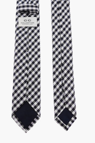 CC COLLECTION Gun Club Check Silk Kipper Tie