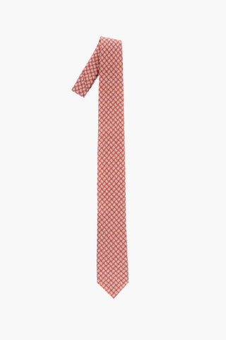Silk and Cotton Paisley Patterned Tie