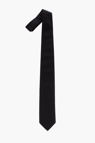 Plain Herringbone Silk Tie